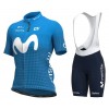 Combinaison Cycliste + Cuissard à Bretelles 2021 Movistar Team Femme N001